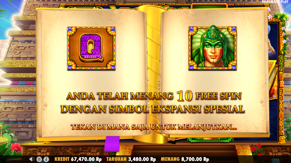 Book of Aztec King Freespin