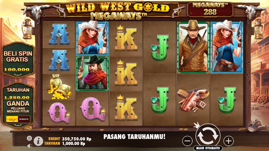 Wild West Gold Megaways Demo Gameplay