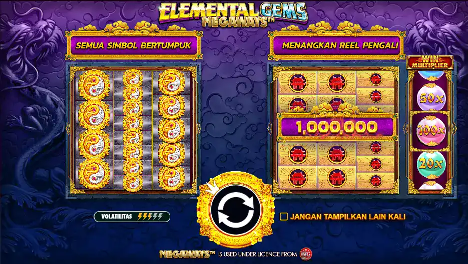 Main Slot Gratis Elemental Gems Megaways