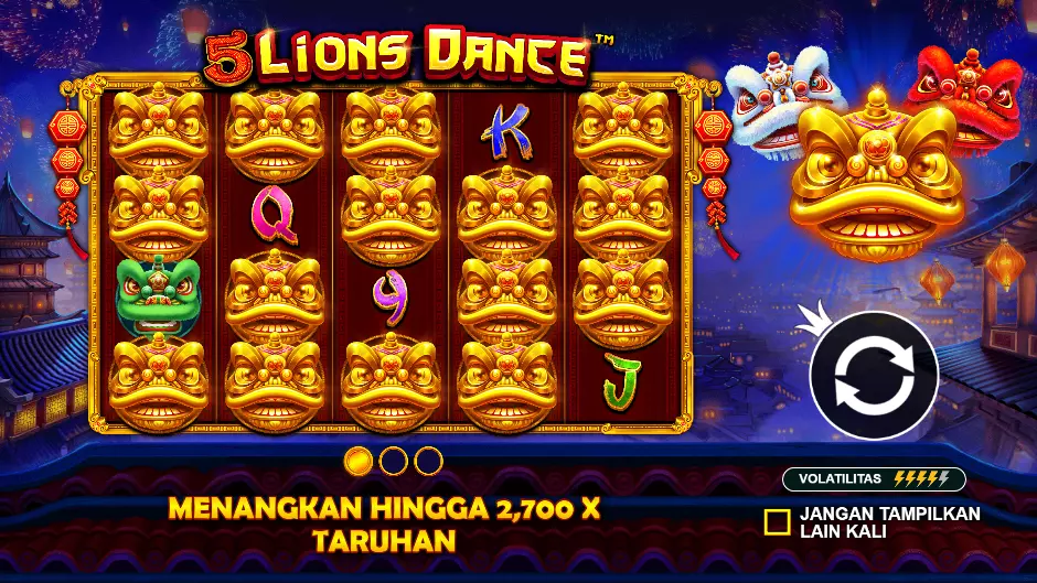 Main Slot Gratis Lions Dance