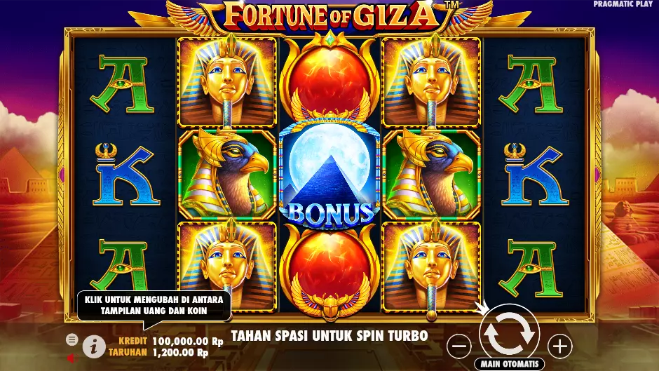 Main Slot Fortune of Giza Gratis