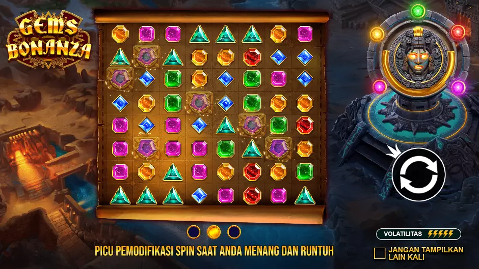 Main Slot Gratis Gems Bonanza