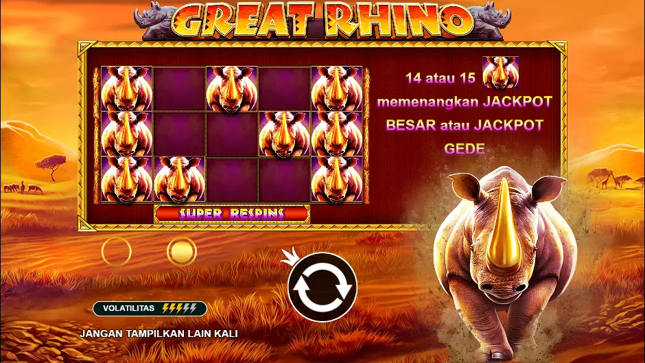 Main Slot Great Rhino Gratis