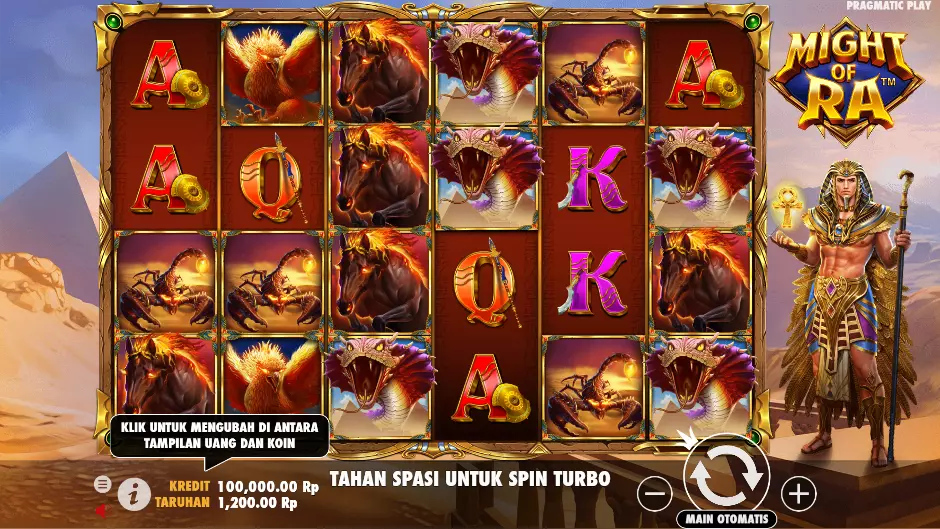 Main Slot Gratis Might of Ra