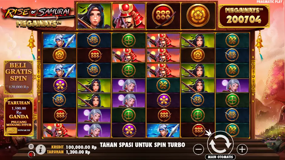 Main Slot Rise of Samurai Megaways Gratis