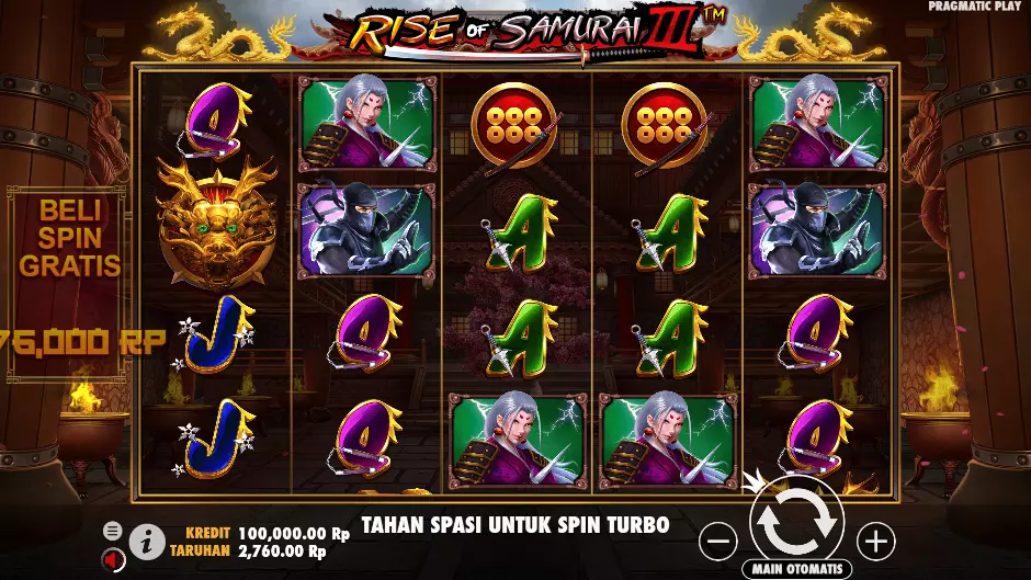 Slot Demo Gratis Rise of Samurai 3